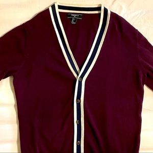 Men’s preppy cardigan